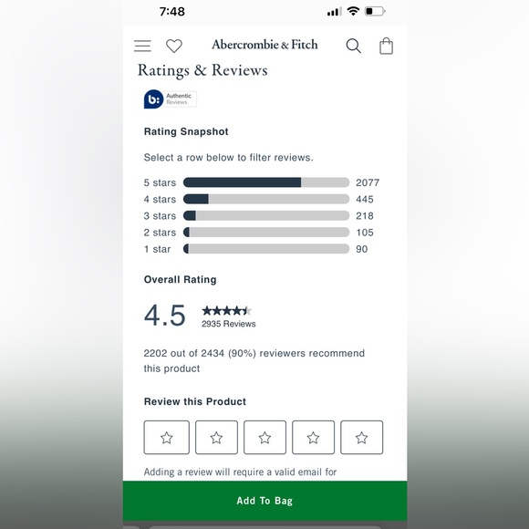 Abercrombie Ultra High Rise 90s Straight Jean Size 14 Long - Picture 6 of 6